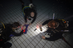 Pool im Flammen